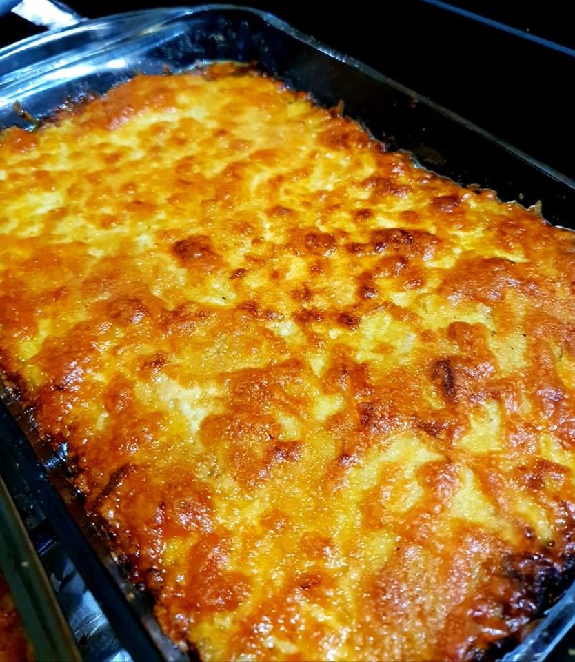 Macaroni Pie pasta dish